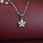 Load image into Gallery viewer, Silver Flower Pendant