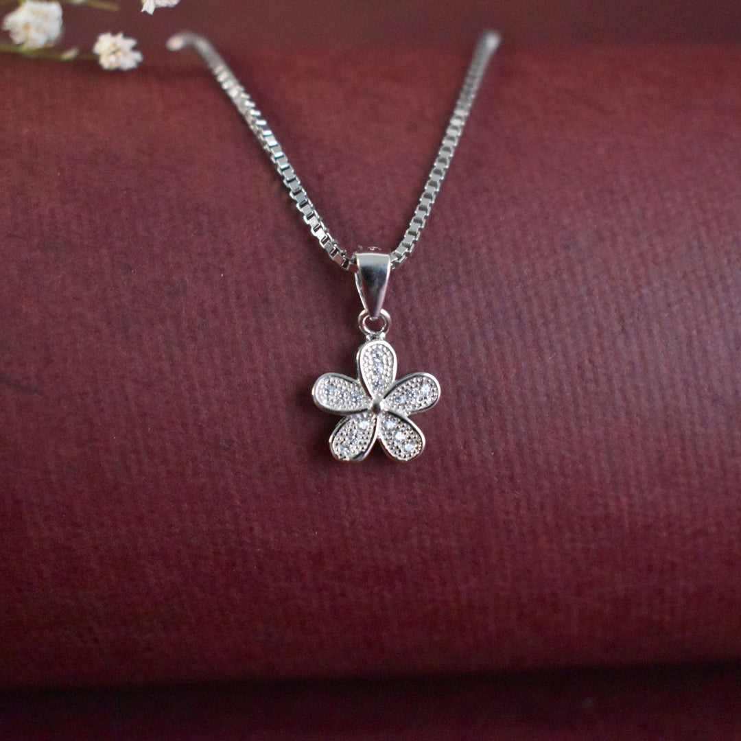 Silver Flower Pendant