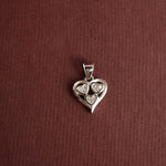 Load image into Gallery viewer, Silver Triple Heart Pendant