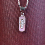 Load image into Gallery viewer, Pink Enamel Pendant