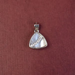 Load image into Gallery viewer, Triangle Pendant with Crystal