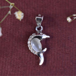 Load image into Gallery viewer, Dolphin Moonstone Pendant