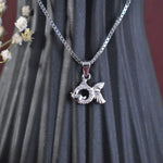 Load image into Gallery viewer, Sparkling Silver Fish Pendant