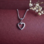 Load image into Gallery viewer, Elegant Silver Heart Pendant