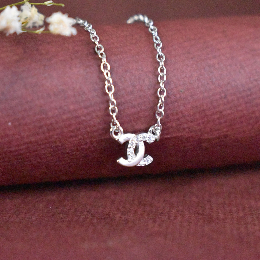 Double C Charm Necklace