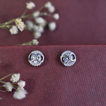 Load image into Gallery viewer, Sparkling Halo Twin Stone Studs