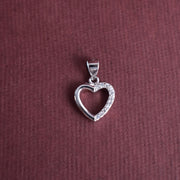 Elegant Silver Heart Pendant