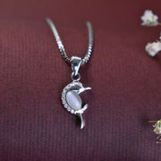 Dolphin Moonstone Pendant