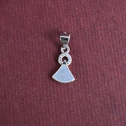 Fan Pendant with Crystal